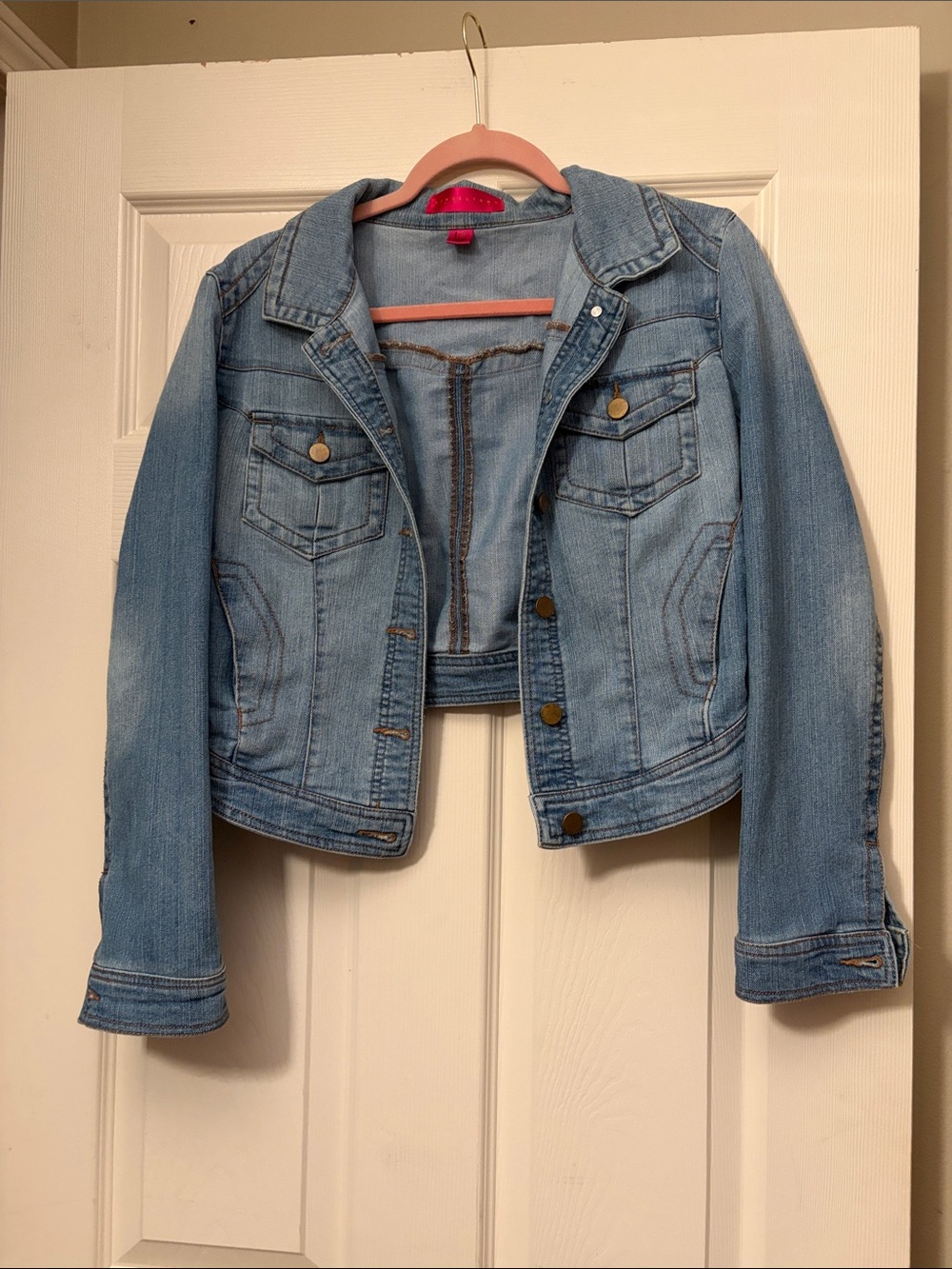 Tinseltown Light Blue Denim Trucker Jacket